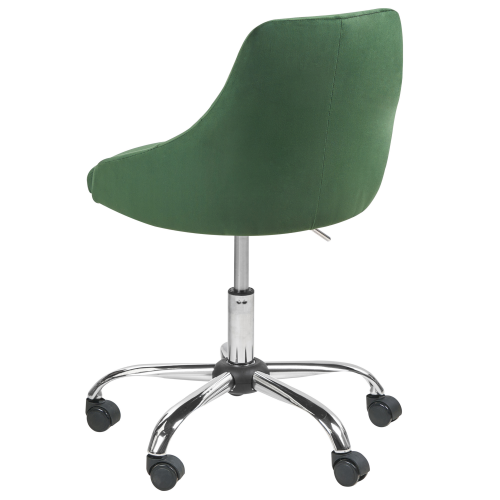 Beliani Desk Chair PARRISH Velvet Emerald Green 2