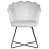 Beliani Armchair LOVELOCK Velvet Grey 4