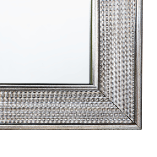 Beliani Wall Mirror BUBRY 61 cm 91 cm Silver 1