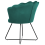 Beliani Armchair LOVELOCK Velvet Emerald Green 6