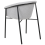 Beliani Set of 2 Dining Chairs AMES Fabric Light Grey 6