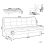 Beliani Sofa Bed 3 Seater RONNE Fabric Light Grey 3
