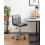 Beliani Desk Chair MARION Light Grey 2