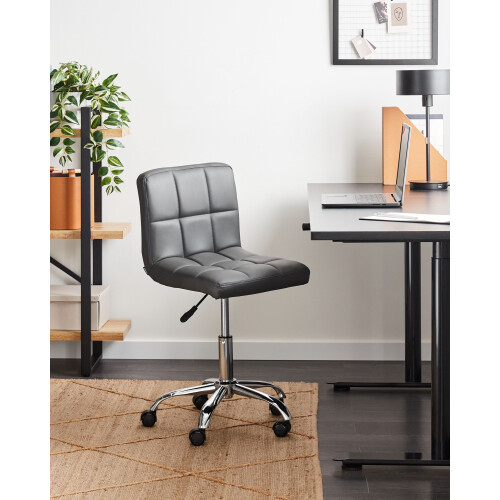 Beliani Desk Chair MARION Light Grey 1