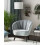 Beliani Armchair DALA Velvet Light Grey 2