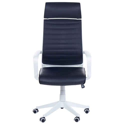 Beliani Office Chair LEADER Faux Leather Black 1