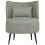 Beliani Armchair OTSBY Boucle Light Green 3