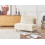 Beliani Single Sofa Bed SETTEN Velvet Light Beige 2