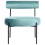 Beliani Armchair ALPHA Velvet Turquoise 4