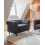 Beliani Armchair CHESTERFIELD Velvet Black 4