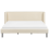 Beliani Bed Velvet ARETTE 180 x 200 cm (EU Super King) Light Beige 6