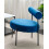 Beliani Armchair ALPHA Velvet Navy Blue 2