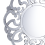 Beliani Wall Mirror MORNAIX 70 cm 70 cm Silver 8