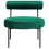 Beliani Armchair ALPHA Velvet Emerald Green 4