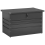 Beliani Storage Box CEBROSA 100 cm 62 cm Metal Graphite Grey 2