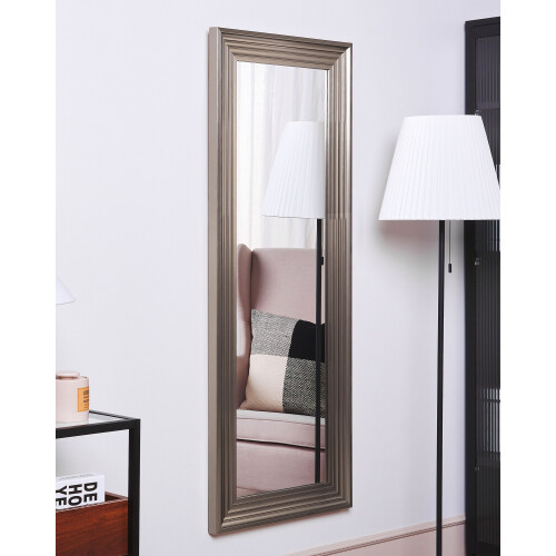 Beliani Wall Mirror CHATAIN 50 cm 130 cm Silver 1