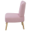 Beliani Armchair VAASA Fabric Pink 3