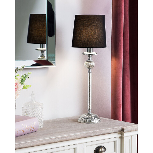 Beliani Table Lamp KUBENA Metal Black 2