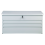 Beliani Storage Box CEBROSA 132 cm 62 cm Metal Light Grey 5