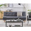 Beliani Sofa Bed 3 Seater ALSTEN Fabric Dark Grey 2
