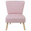 Beliani Armchair VAASA Fabric Pink 2