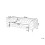 Beliani Sofa 3 Seater SOTRA Velvet Grey 4