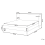 Beliani Bed Velvet ARETTE 180 x 200 cm (EU Super King) Light Beige 3