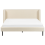 Beliani Bed Velvet ARETTE 160 x 200 cm (EU King Size) Light Beige 4