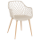 Beliani Set of 2 Dining Chairs NASHUA Beige 7