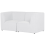 Beliani Modular Sofa 2 Seater LEMVIG Off-White Corduroy 4