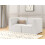 Beliani Modular Sofa 2 Seater LEMVIG Off-White Corduroy 5