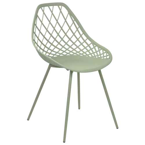 Beliani Set of 2 Dining Chairs CANTON II Green 1