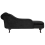 Beliani Right-Hand Chaise Longue NIMES Velvet Black 6