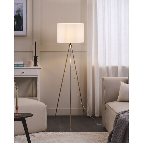 Beliani Floor Lamp VISTULA Metal Gold 2