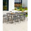 Beliani Set of 8 Dining Chairs GUBBIO Grey 2
