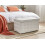 Beliani Storage Ottoman MICHIGAN Faux Leather White 2