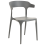 Beliani Set of 8 Dining Chairs GUBBIO Grey 4