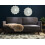 Beliani Sofa Bed 3 Seater SENJA Velvet Grey 2