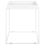 Beliani Side Table SAXON Metal White 4