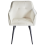 Beliani Set of 2 Dining Chairs JASMIN Velvet Light Beige 5