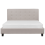 Beliani Bed Fabric LA ROCHELLE 160 x 200 cm (EU King Size) Light Grey 5