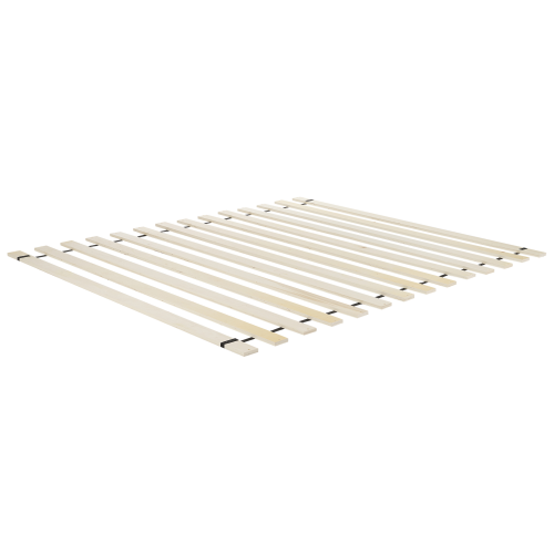 Beliani Bed Fabric LA ROCHELLE 160 x 200 cm (EU King Size) Light Grey 1