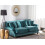 Beliani Sofa 2 Seater EIKE Velvet Teal 2