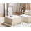 Beliani Ottoman LEMVIG Corduroy Light Beige 2