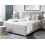 Beliani Divan Bed Fabric DUCHESS 160 x 200 cm (EU King Size) Light Grey 4