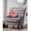 Beliani Armchair VIBORG II Fabric Light Grey 2