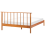 Beliani Bed Pine Wood BARRET 140 x 200 cm (EU Double) Brown 6