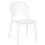 Beliani Set of 4 Garden Chairs OSTIA White 4