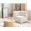 Beliani Corner Seat LEMVIG Light Beige Corduroy 2