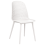 Beliani Set of 4 Dining Chairs EMORY White 4